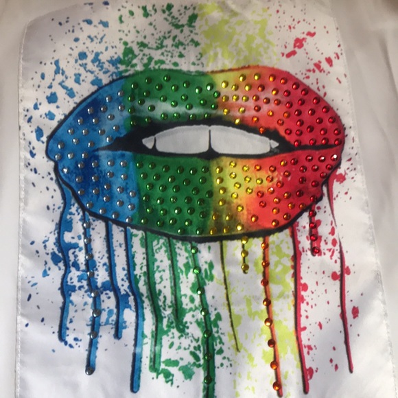 A’jumma sleeveless white semi sheer blouse size 3X - Picture 14 of 15